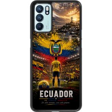 OPPO Reno6 5G Case Hülle - Fussball Ecuador splash 2026