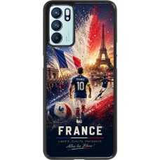 OPPO Reno6 5G Case Hülle - Fussball Frankreich splash 2026