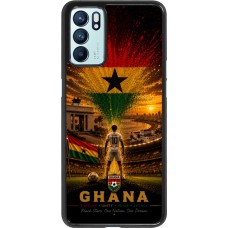OPPO Reno6 5G Case Hülle - Fussball Ghana splash 2026