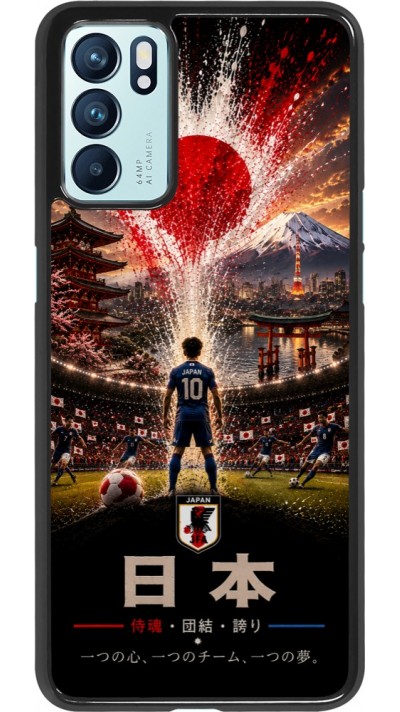 OPPO Reno6 5G Case Hülle - Fussball Japan splash 2026