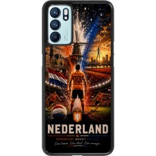 OPPO Reno6 5G Case Hülle - Fussball Niederlande splash 2026