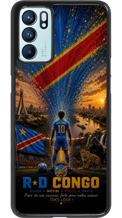 OPPO Reno6 5G Case Hülle - Fussball Demokratische Republik Kongo splash 2026