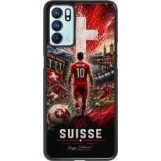 OPPO Reno6 5G Case Hülle - Fussball Suisse splash 2026
