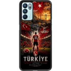 OPPO Reno6 5G Case Hülle - Fussball Türkei splash 2026