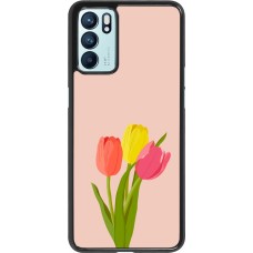 OPPO Reno6 5G Case Hülle - Spring 23 tulip trio