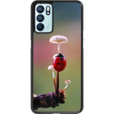 OPPO Reno6 5G Case Hülle - Ladybird on a mushroom 2026
