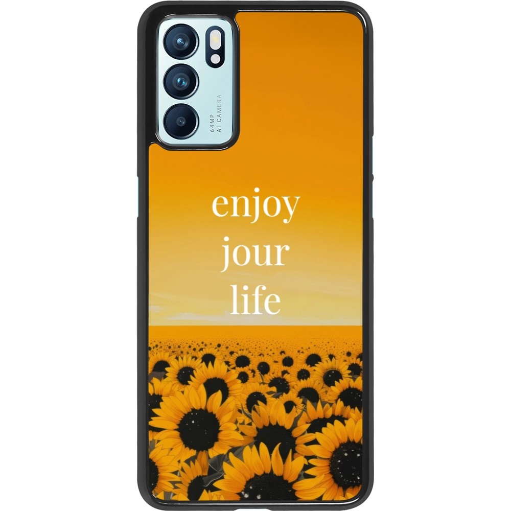 OPPO Reno6 5G Case Hülle - Summer 2025 Enjoy your life