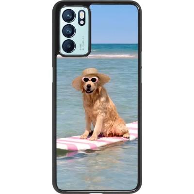 OPPO Reno6 5G Case Hülle - Summer Dog on Paddle