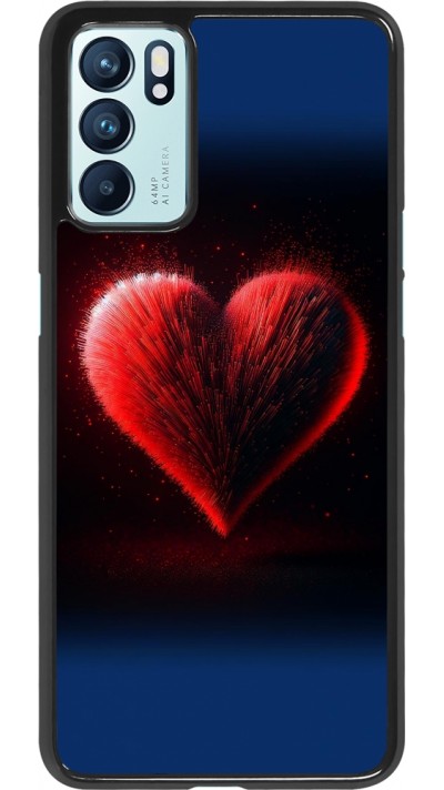OPPO Reno6 5G Case Hülle - Valentin 2025 rotes Herz