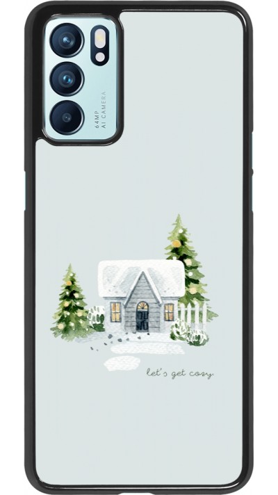 OPPO Reno6 5G Case Hülle - Winter 25 Cosy House