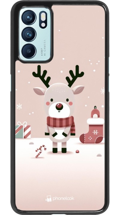 OPPO Reno6 5G Case Hülle - Weihnachten 2023 Choupinette Rentier