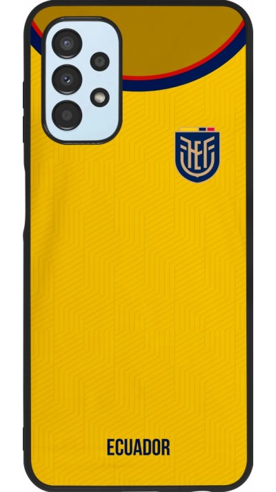 Samsung Galaxy A13 Case Hülle - Silikon schwarz Ecuador 2022 Fußballtrikot