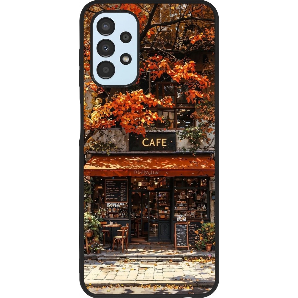 Samsung Galaxy A13 5G Case Hülle - Silikon schwarz Autumn 25 Coffee shop