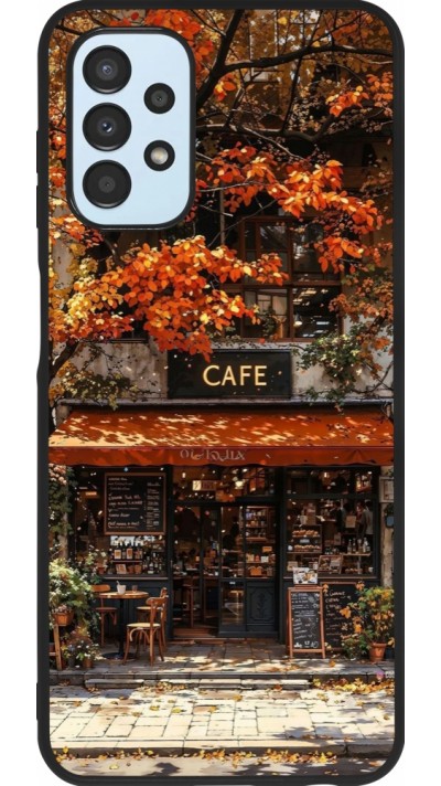Samsung Galaxy A13 5G Case Hülle - Silikon schwarz Autumn 25 Coffee shop