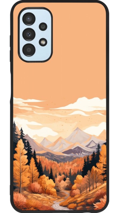 Samsung Galaxy A13 5G Case Hülle - Silikon schwarz Autumn 25 Mountains