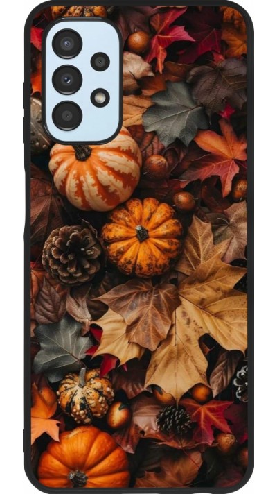 Samsung Galaxy A13 5G Case Hülle - Silikon schwarz Autumn 25 Pumpkin