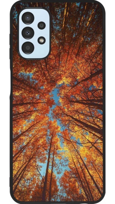 Samsung Galaxy A13 5G Case Hülle - Silikon schwarz Autumn 25 Trees