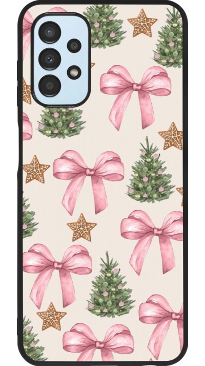 Samsung Galaxy A13 5G Case Hülle - Silikon schwarz Christmas 25 Vintage Ribbons
