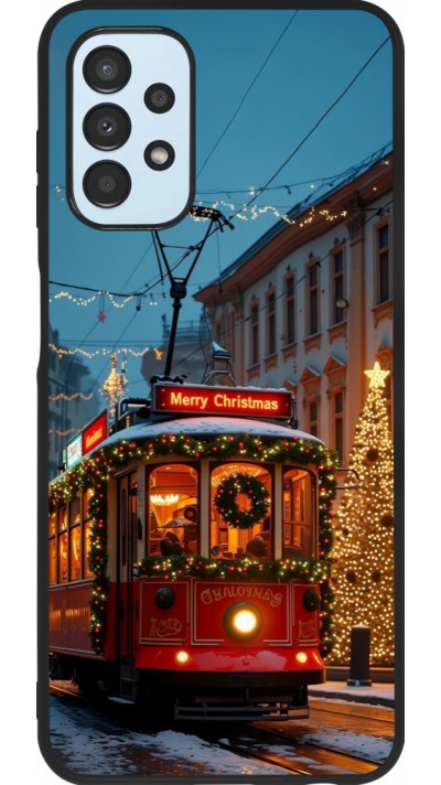 Samsung Galaxy A13 5G Case Hülle - Silikon schwarz Christmas 25 Xmas Train