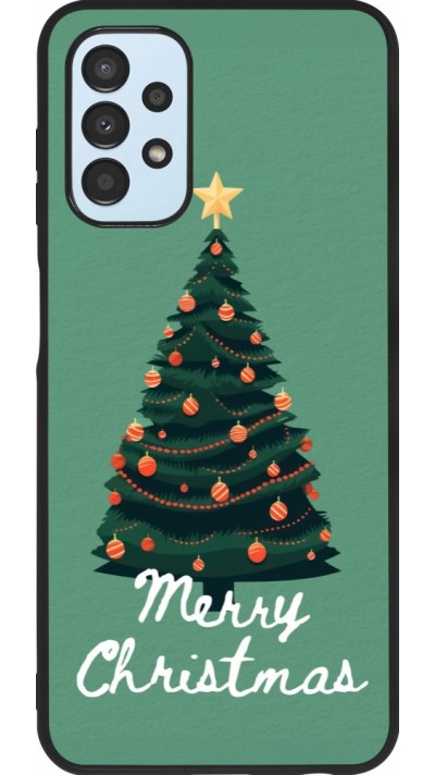 Samsung Galaxy A13 5G Case Hülle - Silikon schwarz Christmas 25 Xmas Tree