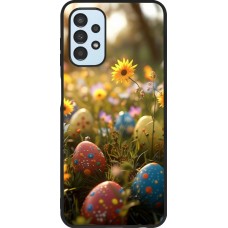 Samsung Galaxy A13 5G Case Hülle - Silikon schwarz Easter 2026 Decorated eggs