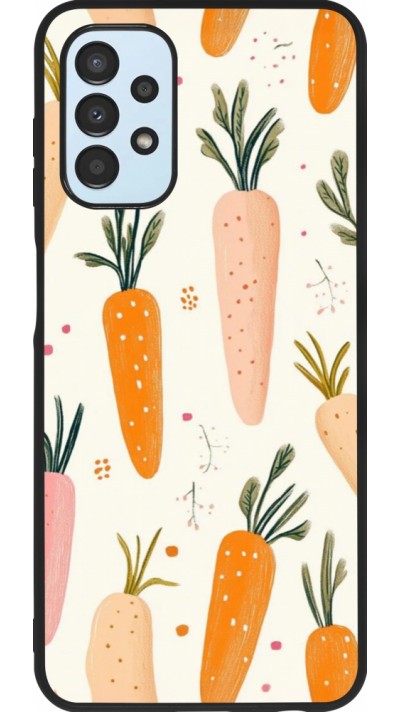 Samsung Galaxy A13 5G Case Hülle - Silikon schwarz Easter 2026 Illustration carrots