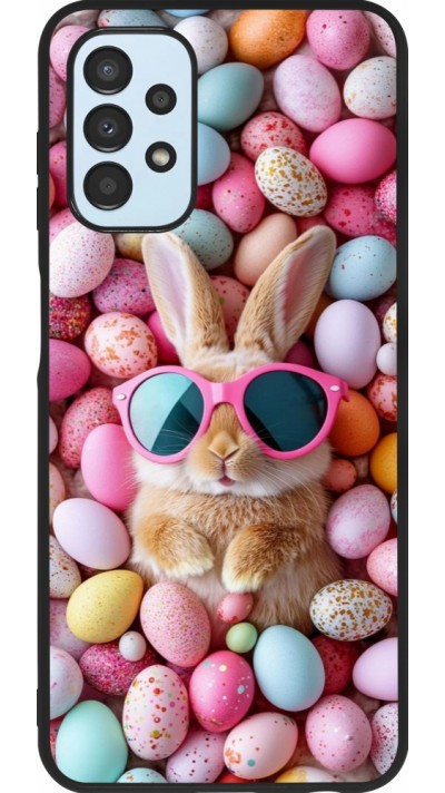 Samsung Galaxy A13 5G Case Hülle - Silikon schwarz Easter 2026 Rabbit fun
