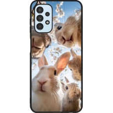Samsung Galaxy A13 5G Case Hülle - Silikon schwarz Easter 2026 Rabbits
