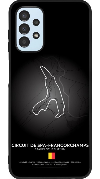 Samsung Galaxy A13 5G Case Hülle - Silikon schwarz F1 Track 2025 Belgium