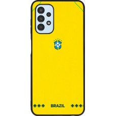 Samsung Galaxy A13 5G Case Hülle - Silikon schwarz Brasilien 2026 personalisierbares Fussballtrikot
