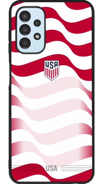 Samsung Galaxy A13 5G Case Hülle - Silikon schwarz Vereinigten Staaten 2026 personalisierbares Fussballtrikot