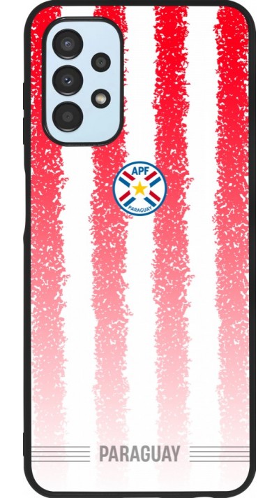 Samsung Galaxy A13 5G Case Hülle - Silikon schwarz Paraguay 2026 personalisierbares Fussballtrikot