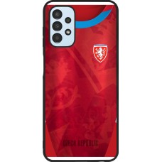 Samsung Galaxy A13 5G Case Hülle - Silikon schwarz Tschechische Republik personalisierbares Fussballtrikot