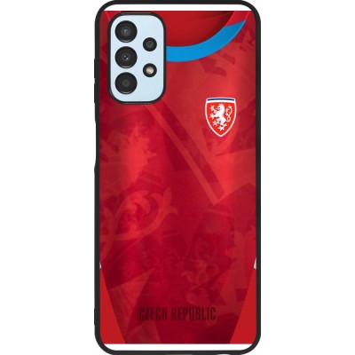 Samsung Galaxy A13 5G Case Hülle - Silikon schwarz Tschechische Republik personalisierbares Fussballtrikot