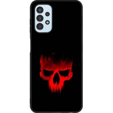 Samsung Galaxy A13 5G Case Hülle - Silikon schwarz Halloween 2023 scary skull