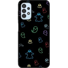 Samsung Galaxy A13 5G Case Hülle - Silikon schwarz Halloween 2024 colorful ghosts