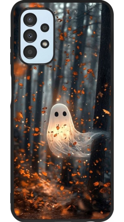 Samsung Galaxy A13 5G Case Hülle - Silikon schwarz Halloween 2025 Ghost in the forest