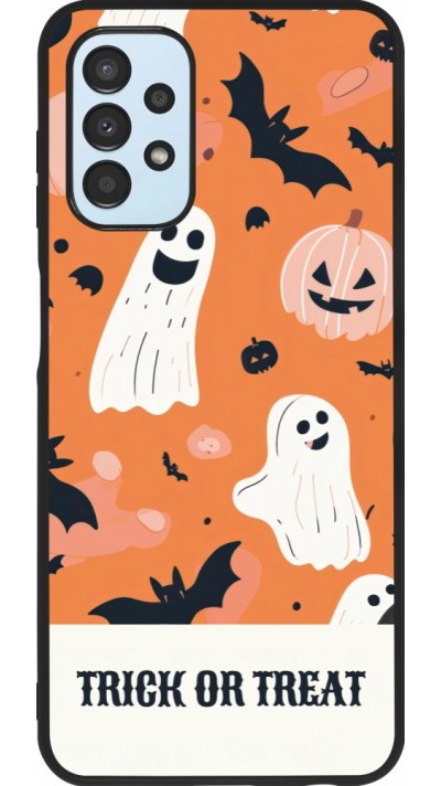 Samsung Galaxy A13 5G Case Hülle - Silikon schwarz Halloween 2025 Trick treat