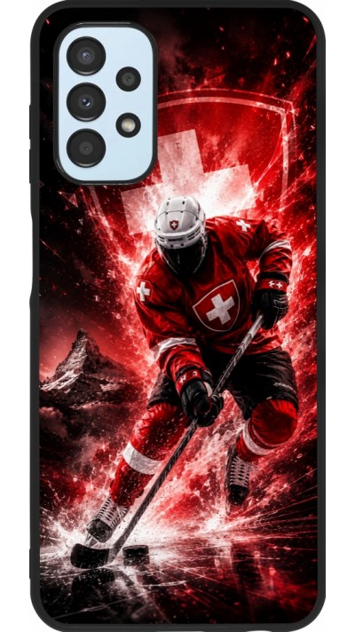Samsung Galaxy A13 5G Case Hülle - Silikon schwarz Hockey World Championship Player