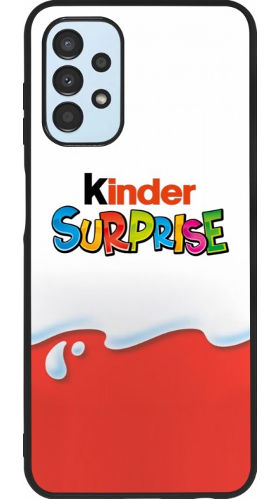 Coque Samsung Galaxy A13 5G - Silicone rigide noir Kinder Surprise