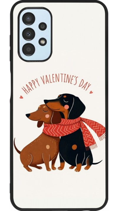 Coque Samsung Galaxy A13 5G - Silicone rigide noir Saint Valentines Day 26 Happy Valentine