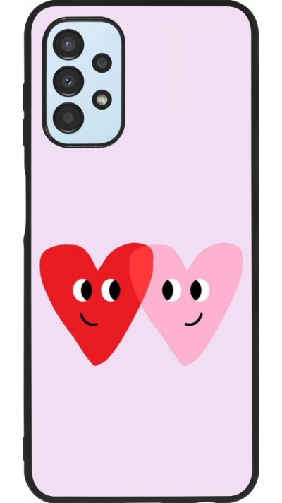Coque Samsung Galaxy A13 5G - Silicone rigide noir Saint Valentines Day 26 Heart