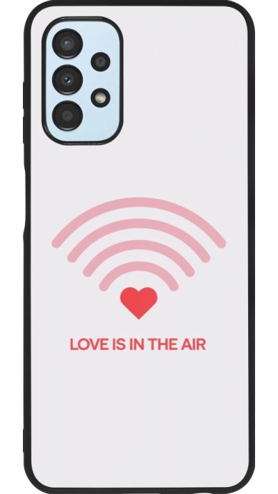 Coque Samsung Galaxy A13 5G - Silicone rigide noir Saint Valentines Day 26 Love is in the air