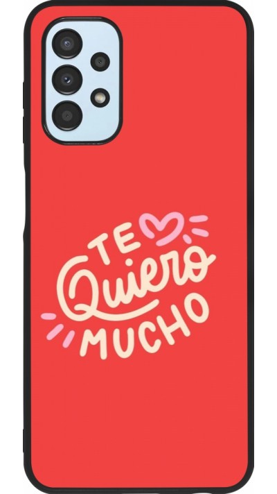 Coque Samsung Galaxy A13 5G - Silicone rigide noir Saint Valentines Day 26 Te quiero mucho