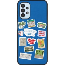 Samsung Galaxy A13 5G Case Hülle - Silikon schwarz Seals of the Dominican Republic DTMF