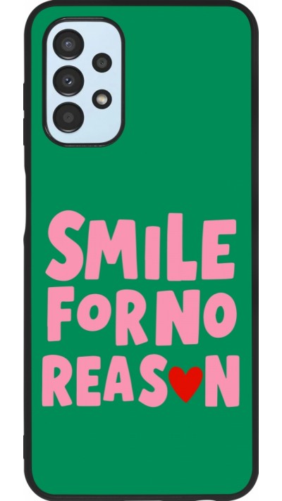 Samsung Galaxy A13 5G Case Hülle - Silikon schwarz Smile for no reason 2026