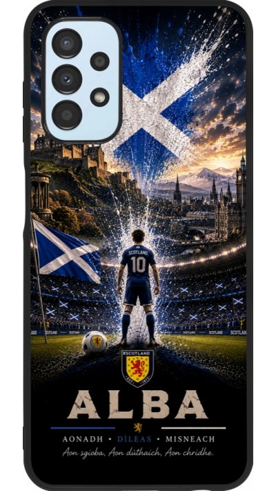 Samsung Galaxy A13 5G Case Hülle - Silikon schwarz Fussball Schottland splash 2026