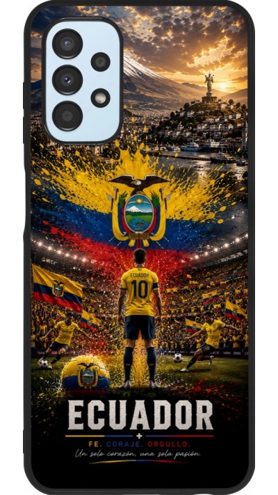 Samsung Galaxy A13 5G Case Hülle - Silikon schwarz Fussball Ecuador splash 2026