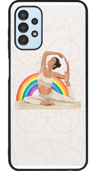 Samsung Galaxy A13 5G Case Hülle - Silikon schwarz Spring 23 yoga vibe