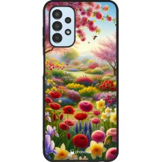 Samsung Galaxy A13 5G Case Hülle - Silikon schwarz Frühling 25 Strauß Frühling